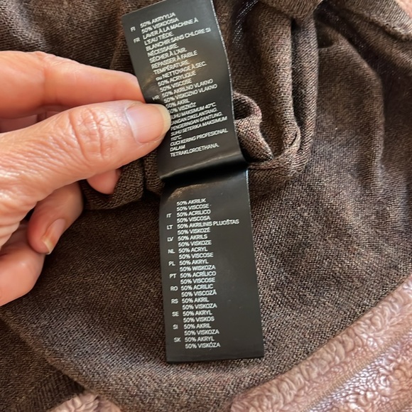 H&M long sleeves sweaters, lot of two pieces, brown XS and army green S. - Picture 11 of 17